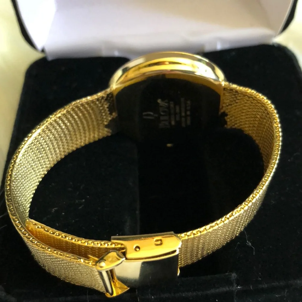 Bulova Ocean Star Datoday Commander 18k Gold Watch